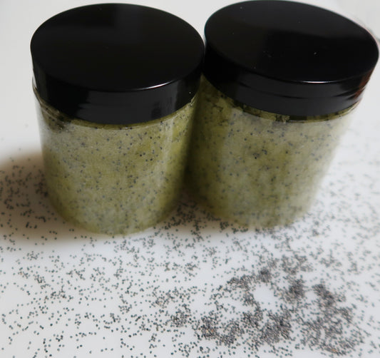 Lemon Poppy Seed Exfoliating Body Sugar Scrub